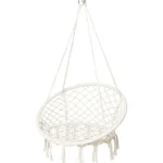 New Merk Macram Hangstoel Beige