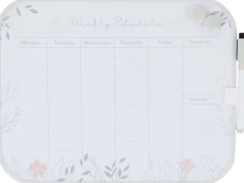 Discount Merk Magnetisch Weekplanner-Whiteboard Blauw,Roze,Wit,Zwart