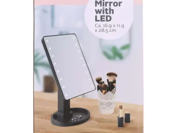 Clearance Kinzo Make-Up Spiegel Met Verlichting Zwart