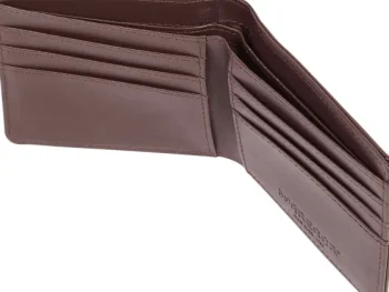 Discount McGregor Leren Portemonnee Zwart,Bruin