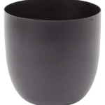 Sale Merk Metalen Bloempot Zwart