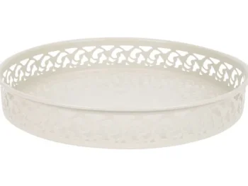 Sale Merk Metalen Dienblad Roze,Taupe