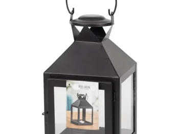 Clearance Merk Metalen Lantaarn Zwart,Wit