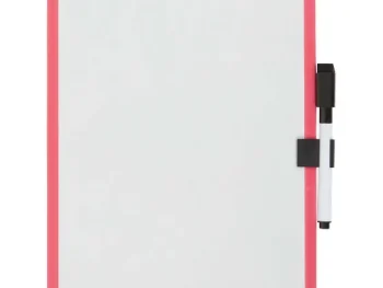 New Office Essentials Mini-Whiteboard Zwart,Blauw,Roze