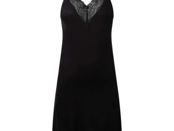 Fashion SuperTrash Nachtjapon Met Kant Blauw,Groen,Zwart