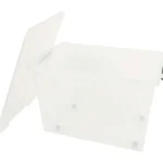 Outlet Merk Opbergbox Met Wieltjes Transparant