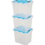 Fashion Merk Opbergboxen Blauw,Transparant