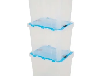 Fashion Merk Opbergboxen Blauw,Transparant