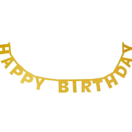 party-universe-slinger-happy-b-WTVYUroD-2.webp Discount Merk Party Universe Slinger Happy Birthday Goud,Meerkleurig,Roze,Zilver