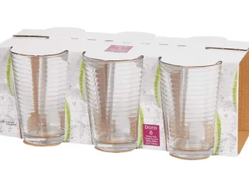 New Royal Leerdam Pasabahce Waterglazen Doro Transparant