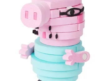 New Peppa Pig 3D-Foampuzzel Meerkleurig