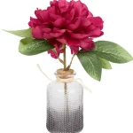 Hot Merk Pioen Kunstbloem In Vaasje Rood,Roze,Wit