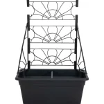 Best Merk Plantenbak Met Klimrek Zwart