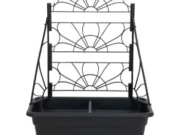 Best Merk Plantenbak Met Klimrek Zwart