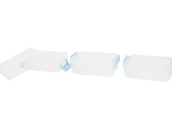 Hot Merk Plastic Opbergdozenset Transparant