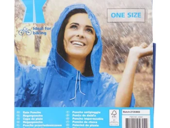 Outlet Boa Poncho Blauw