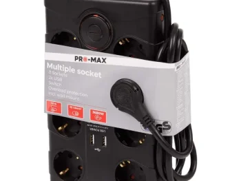 Sale Pro-max Stekkerdoos Zwart