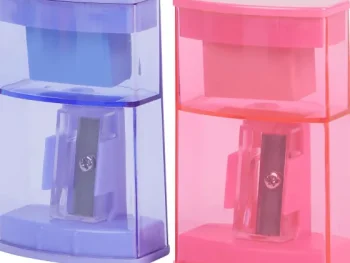 Best Office Essentials Puntenslijpers Met Gum Meerkleurig