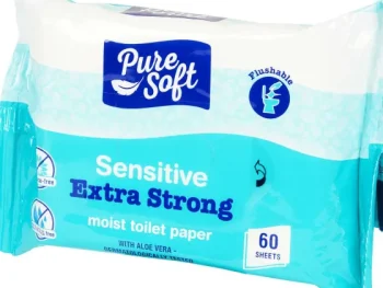 New Pure Soft Sensitive Vochtig Toiletpapier Bio-Flush