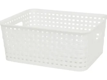 Clearance Merk Rattan Mand Wit,Zwart