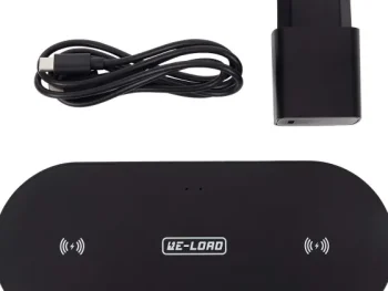 Best Re-load Dubbele Draadloze Oplader Beige,Zwart