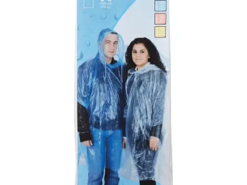 Clearance Merk Regenponcho Blauw,Rood,Wit,Geel