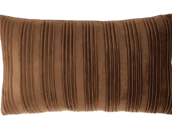 Outlet Code Maison Ribstof Kussen Bruin,Roze,Zwart