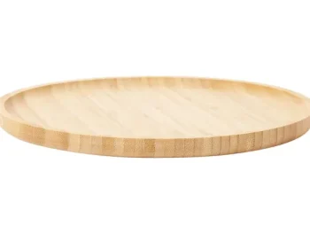 Fashion Merk Rond Serveerbord Beige