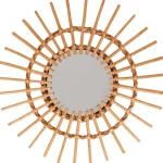 Fashion Merk Ronde Spiegel Bruin