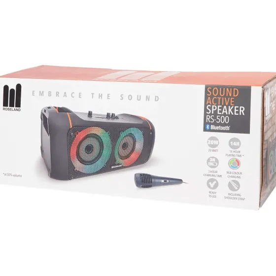 roseland-party-speaker-rs-500-nLkKennM-1.webp Online Roseland Party Speaker Rs-500 Meerkleurig,Zwart