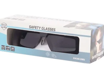 Clearance FERM Safer Veiligheidsbril Transparant,Zwart,Oranje