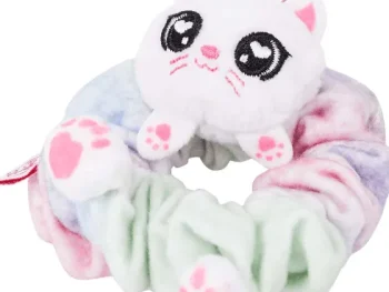 Hot Schrunchmiez Scrunchie Blauw,Meerkleurig,Roze