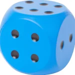 Best Mini Matters Schuimrubberen Dobbelsteen Blauw,Rood