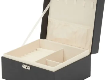 Sale Merk Sieradendoos Zwart,Print