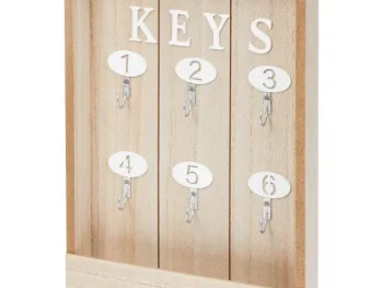 New Merk Sleutelkast Zwart,Bruin,Wit