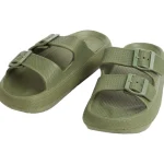 Outlet Merk Slippers Grijs,Groen,Roze