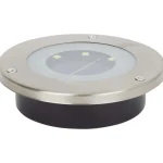 New Merk Solar Grondlamp Zilver