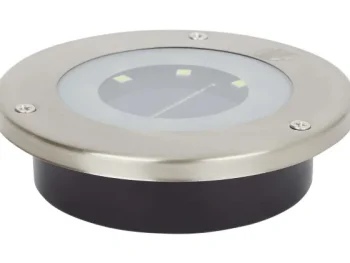 New Merk Solar Grondlamp Zilver