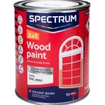 Clearance Spectrum 2-In-1 Zijdeglans Houtlak Ral 9010 Wit