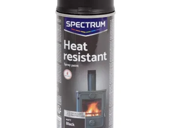 Online Spectrum Hittebestendige Spuitverf Mat Zwart