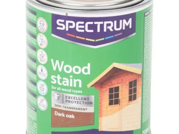 Outlet Spectrum Semi-Transparante Houtbeits Donker Eiken Bruin