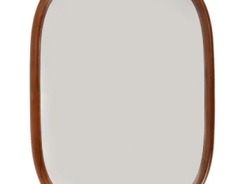 Best Merk Spiegel Met Houten Frame Beige,Bruin