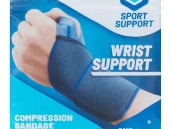 Sale Dunlop Sport Support Polsbandage Grijs
