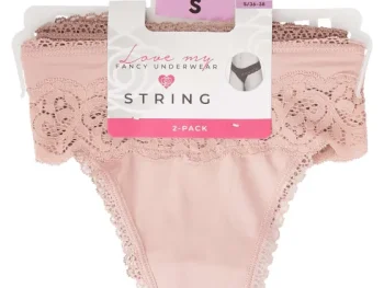 Best Australian Strings Met Kant Meerkleurig,Roze,Zwart