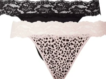 Sale Australian Strings Met Kant Meerkleurig,Zwart