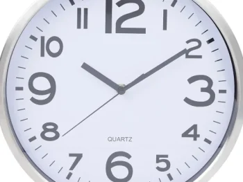 Online Studio Home Klok Zwart,Wit