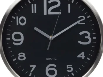 Online Studio Home Klok Zwart,Wit