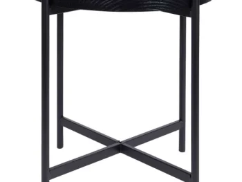 Sale Merk Studio Home Ronde Bijzettafel Zwart,Bruin