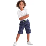 Fashion SuperTrash Sweatshort Blauw,Bruin,Grijs,Print