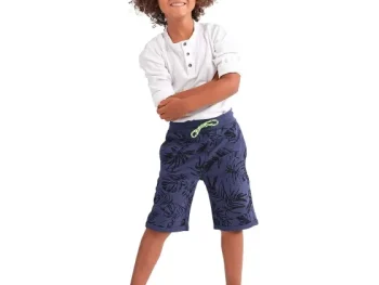 Fashion SuperTrash Sweatshort Blauw,Bruin,Grijs,Print